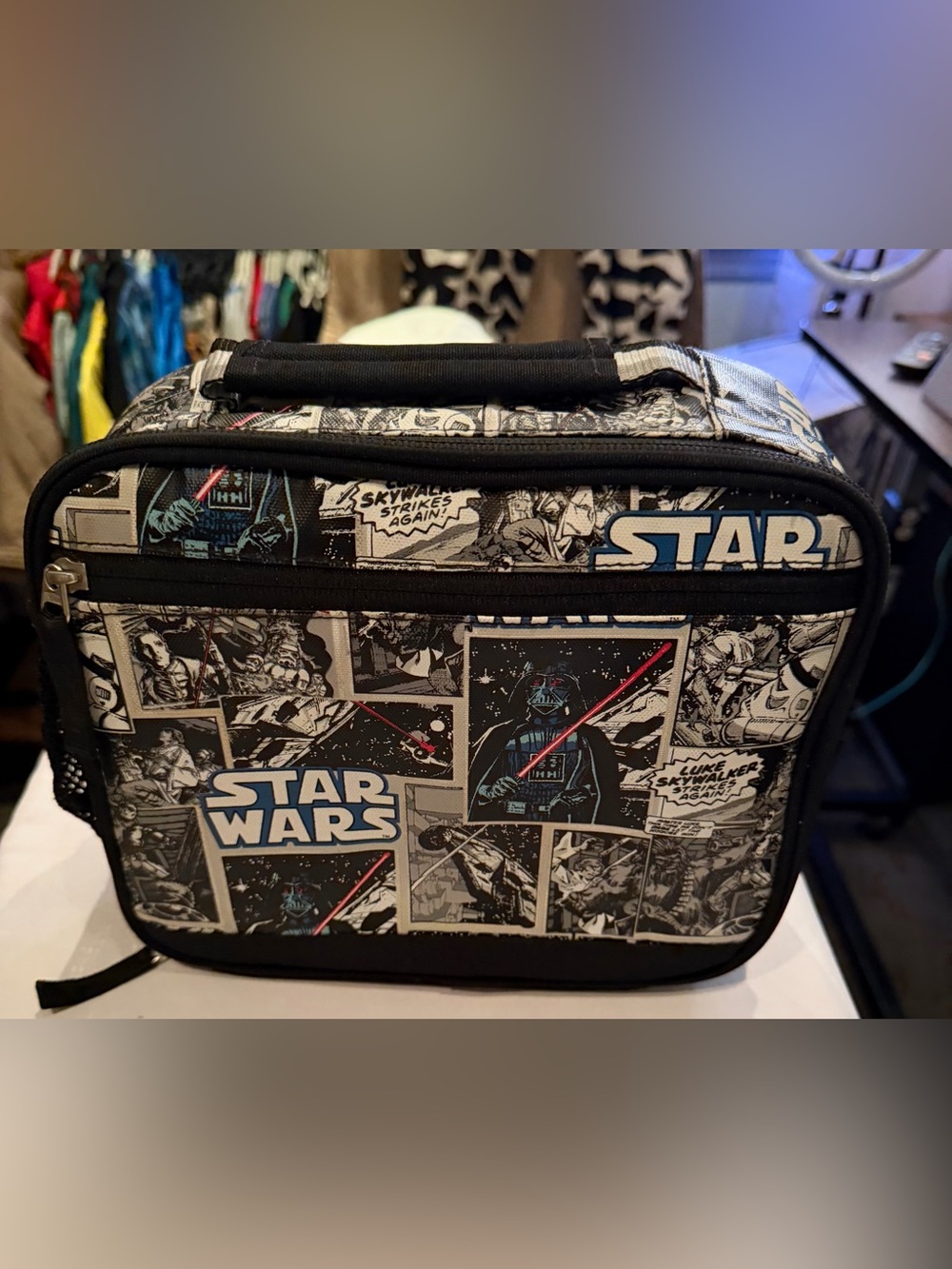 Star Wars Black, Blue, Red Comic Panel Lunch Tote - Picture 2 of 4